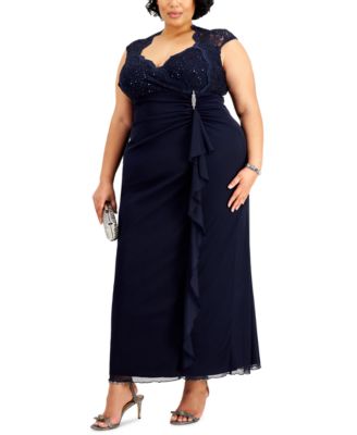 Connected - Plus Size Sequin-Detail Dress