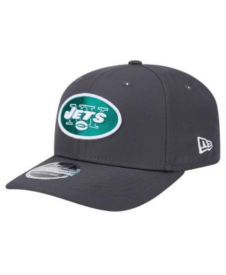 New Era - Men's   Graphite New York Jets Main 9SEVENTY Stretch-Snap Hat