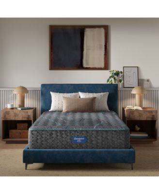 Beautyrest - Level Two 14" Plush Tight Top Mattress Set - Twin