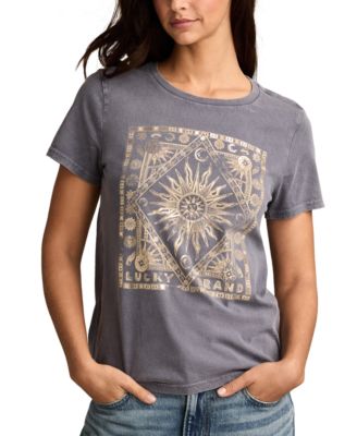 Lucky Brand - Women's Celestial Frame Classic T-Shirt