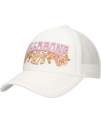 Billabong - Women's White Across Waves Trucker Adjustable Hat