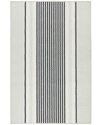 Dash and Albert Rugs by Annie Selke - Gunner Stripe Machine Washable DA2038 4'x6' Area Rug