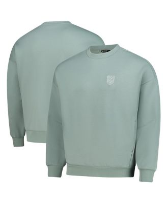 LevelWear - Men's and Women's Green USMNT Luxe Signature Tri-Blend Pullover Sweatshirt
