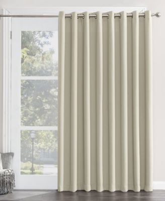 Sun Zero - Preston 100" x 84" Grommet Top Blackout Patio Curtain Panel