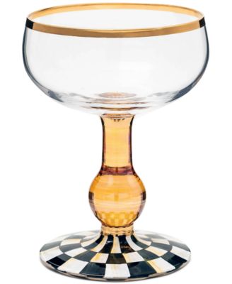 MacKenzie-Childs - Courtly Check Coupe Glass