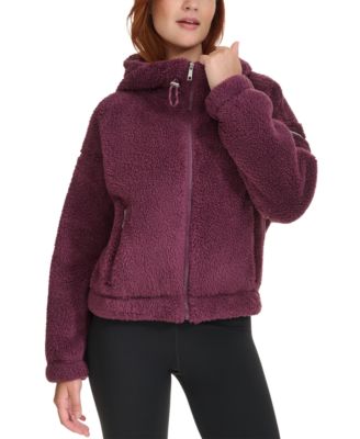 Calvin Klein - Women's Hooded Sherpa Jacket
