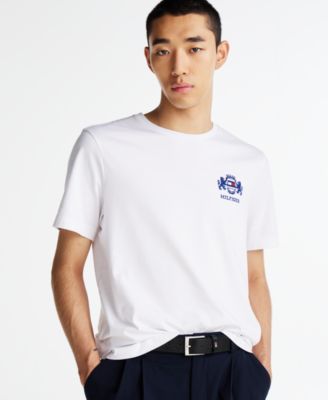 Tommy Hilfiger - Men's Embroidered Logo Crest T-Shirt