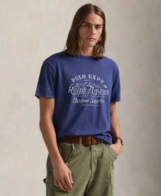 Polo Ralph Lauren - Men's Classic-Fit Slub Jersey Graphic T-Shirt