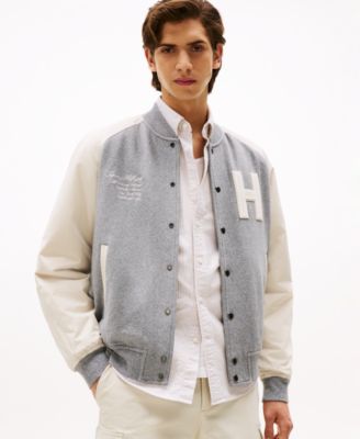 Tommy Hilfiger - Men's Varsity Logo Bomber Jacket