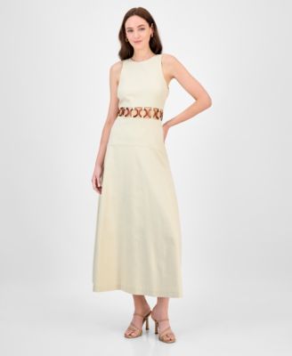 RACHEL Rachel Roy - Women's Daphne Ring-Trim Cutout Dress