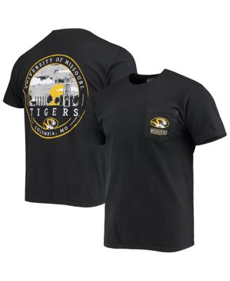 Image One - Men's Black Missouri Tigers Circle Campus Scene T-Shirt