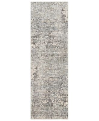 Livabliss - Presidential PDT-2303 Pale Blue 3'3" x 8' Runner Area Rug