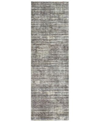 Livabliss - Presidential PDT-2309 Medium Gray 3'3" x 8' Runner Area Rug