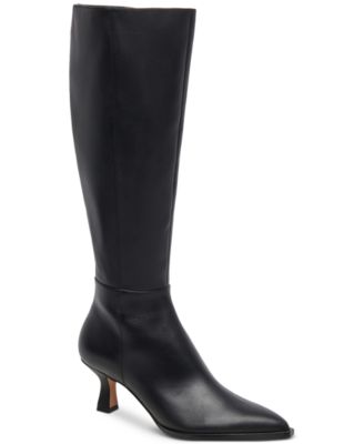 Dolce Vita - Women's Auggie Pointed-Toe Kitten-Heel Tall Dress Boots