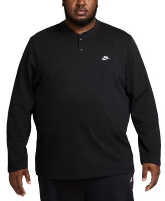 Nike - Men's Relaxed Fit Long Sleeve Henley
