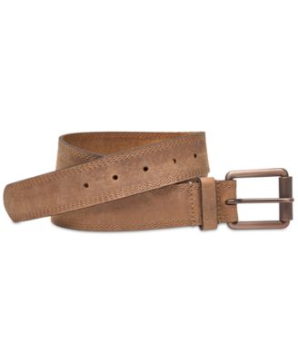 Johnston & Murphy - Men's Distressed Leather Belt