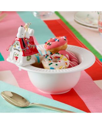Lenox - Porcelain Snoopy Popper and Bowl Set