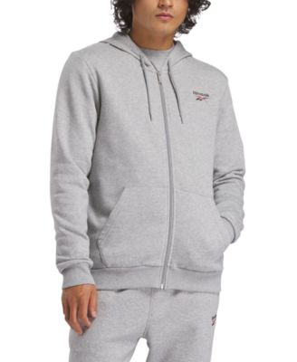 Reebok - Men's Zip Front Long Sleeve Hoodie