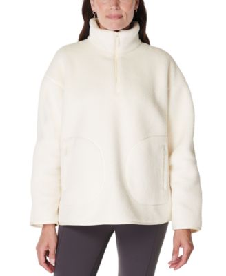 Sweaty Betty - Women's Textured Plush Fleece Half-Zip Jacket