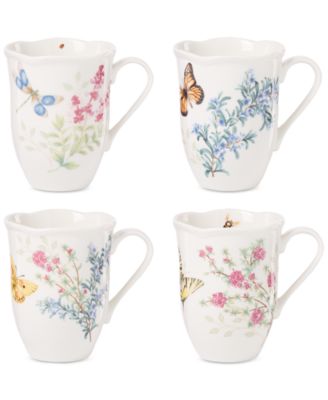 Lenox - Butterfly Meadow Herbs Mugs, Set of 4