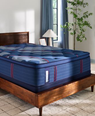 Sealy - Posturepedic Elite Brenham II 16" Firm Euro Pillow Top Mattress - Full