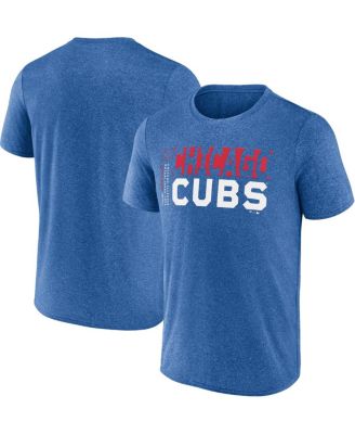 Fanatics - Men's  Heather Royal Chicago Cubs Fundamentals Shoot For The Sky T-Shirt