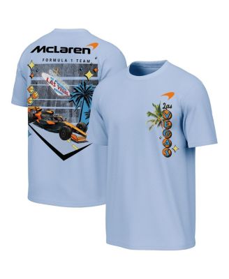 Outerstuff - Men's Light Blue McLaren F1 Team 2025 Las Vegas Grand Prix Washed T-Shirt