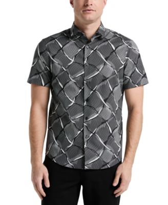 Perry Ellis - Men's Regular-Fit Linework Shirt