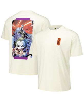 Freeze Max - Men's Cream Batman Comics The Joker Loose Fit T-Shirt