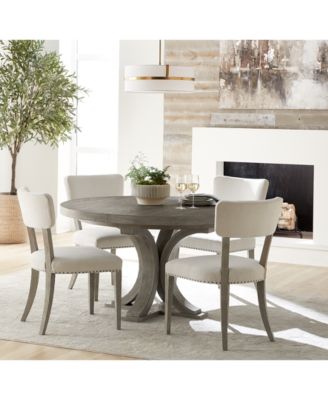 Bernhardt - Albion 5-pc. Dining Set (Round Table and 4 Side Chairs)