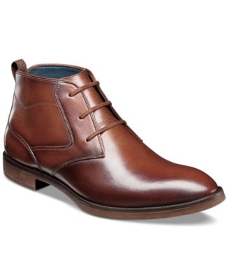 Stacy Adams - Men's Kyron Plain Toe Lace Up Chukka Boots