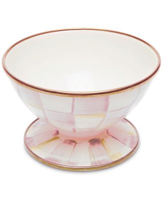 MacKenzie-Childs - Rosy Check Ice Cream Dish