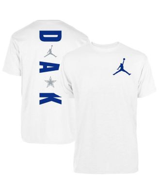 Jordan - Men's Dak Prescott White Dallas Cowboys Vertical Graphic T-Shirt