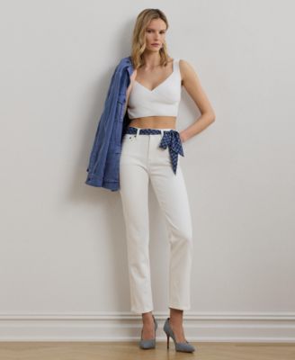 Lauren Ralph Lauren - Women's High-Rise Straight Ankle Jeans