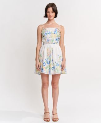En Saison - Women's Julia Printed Sleeveless Mini Dress