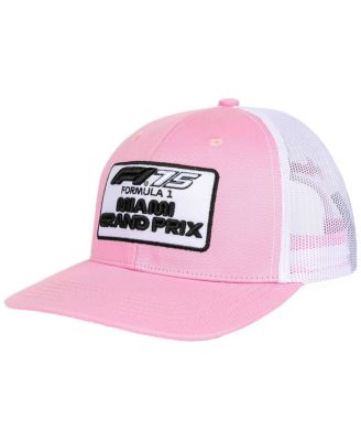 Insomniac - Men's Pink F1 2025 Miami Grand Prix Patch Trucker Adjustable Hat
