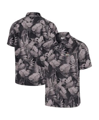 Tommy Bahama - Men's Black Ohio State Buckeyes Coast Nuevo Fronds Button-Up Shirt