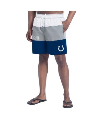 G-III Sports by Carl Banks - Men's Royal/Gray Indianapolis Colts Sunrise Volley Swim Shorts