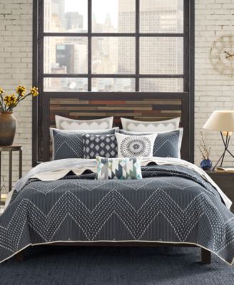 INK+IVY - INK+IVY Pomona 3-Pc. Full/Queen Coverlet Mini Set