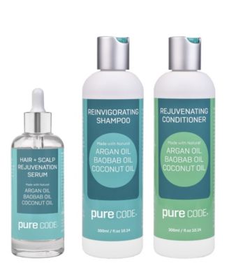 PURECODE - 3-Pc. Roots Of Health Hair + Scalp Care Set