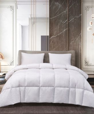 Kathy Ireland - Essentials White Goose Feather & Down Twin Comforter