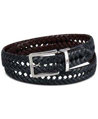 Tommy Hilfiger - Men's Reversible Lace Logo Belt