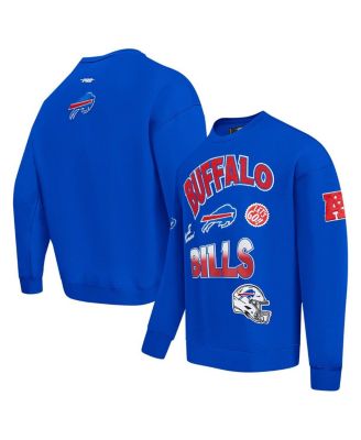 Pro Standard - Men's Royal Buffalo Bills Turn It Up Drop Shoulder Pullover Sweatshirt
