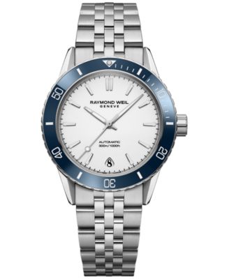 Raymond Weil - Women's Freelancer Diver White Dial Bracelet Watch 36mm
