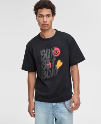 Mode of One - Men's Sunset Blvd Relaxed-Fit Graphic T-Shirt