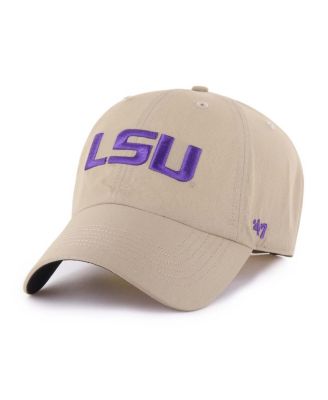 '47 Brand - Men's Khaki LSU Tigers Clean Up Brrr Adjustable Hat