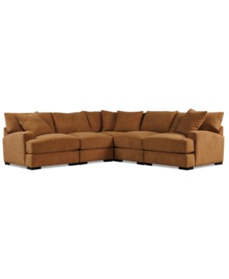 Furniture - Rhyder 111" 5-Pc. Fabric L Sectional