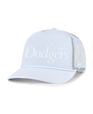 '47 Brand - Men's Light Blue Los Angeles Dodgers Foundation Script Hitch Adjustable Trucker Hat