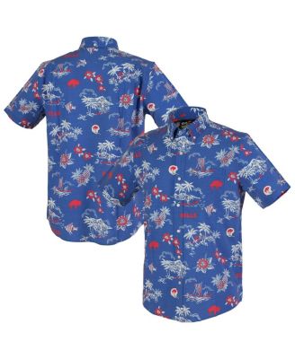 Reyn Spooner - Men's Royal Bills Throwback Kekai Performance Button-Down Shirt