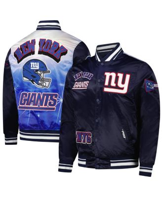 Pro Standard - Men's Navy New York Giants Sublimated Satin Full-Snap Jacket